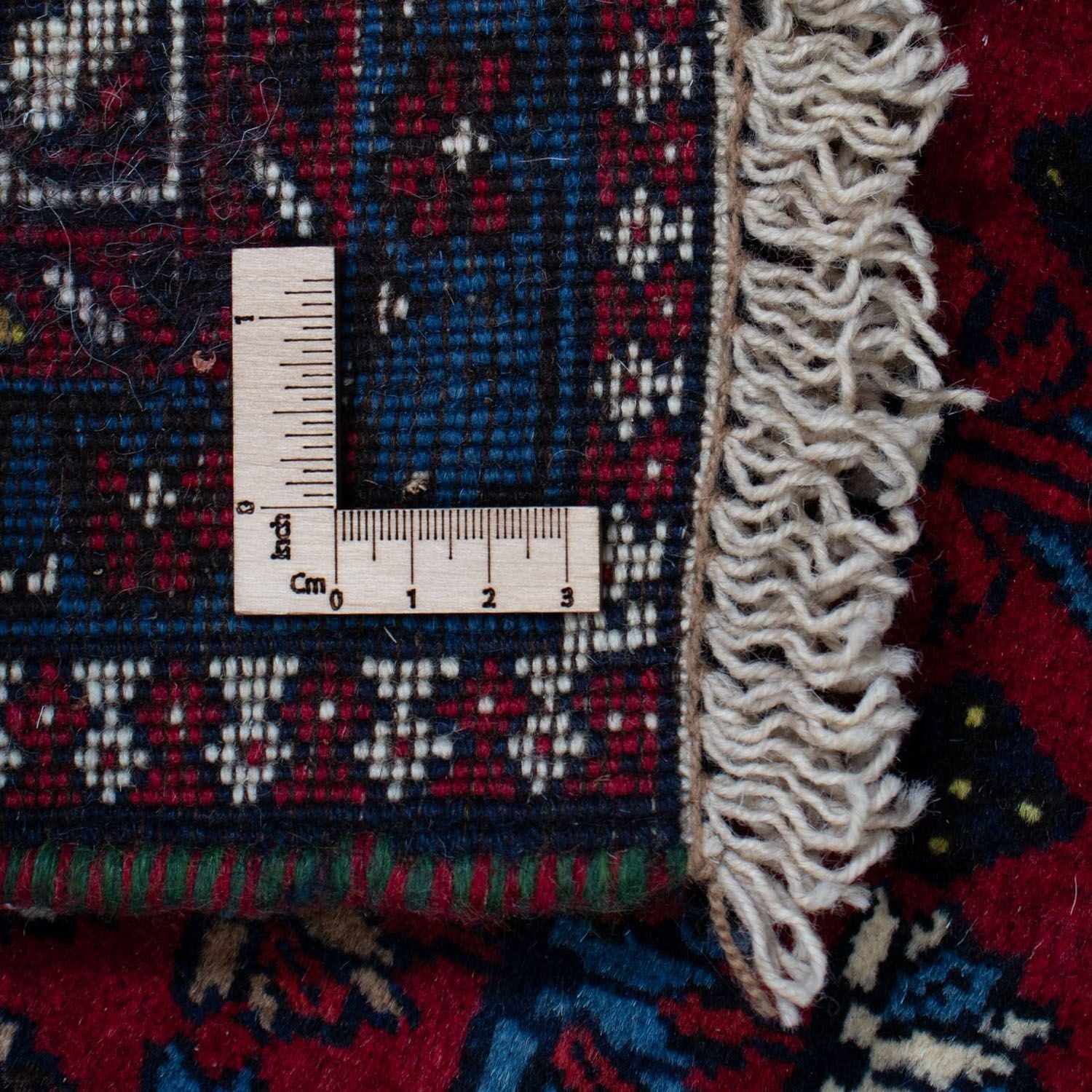 Alfombra persa - Nómada - 296 x 200 cm - rojo oscuro