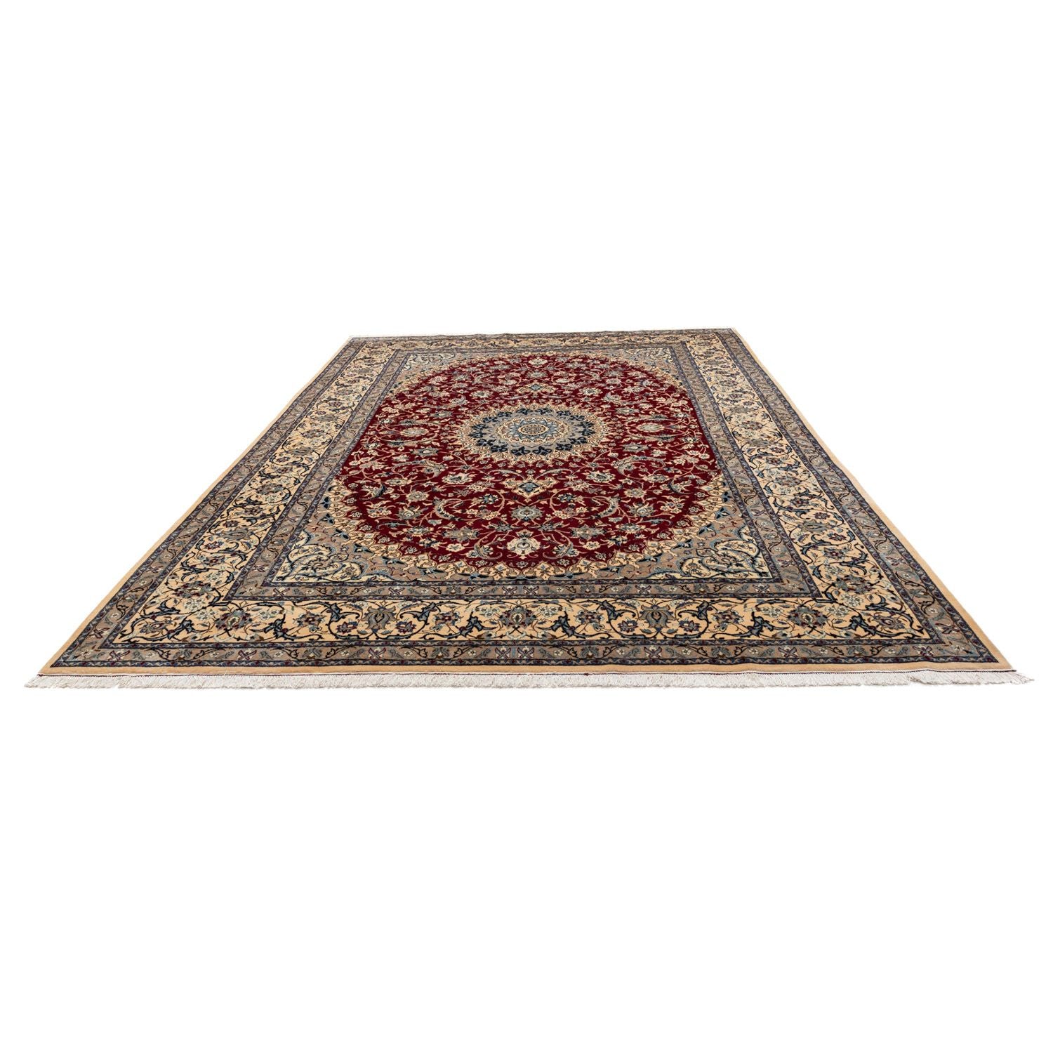 Alfombra Persa - Nain - Real - 344 x 248 cm - negro