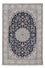 Alfombra Persa - Nain - Real - 291 x 200 cm - azul oscuro