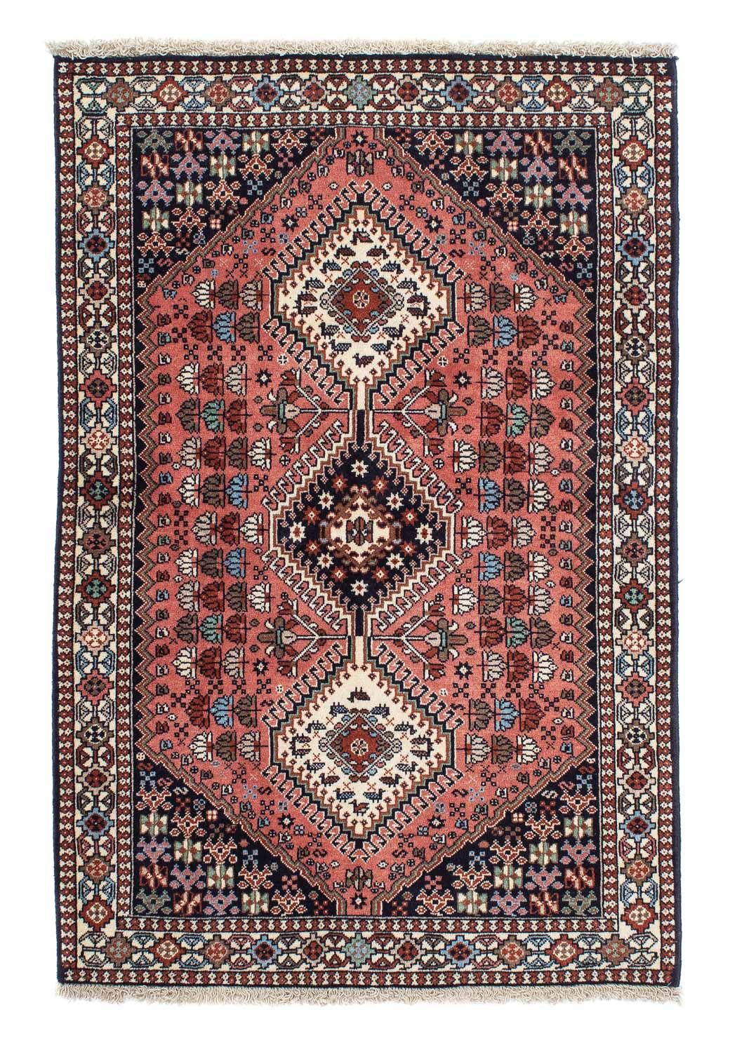 Alfombra persa - Nómada - 148 x 102 cm - rojo claro