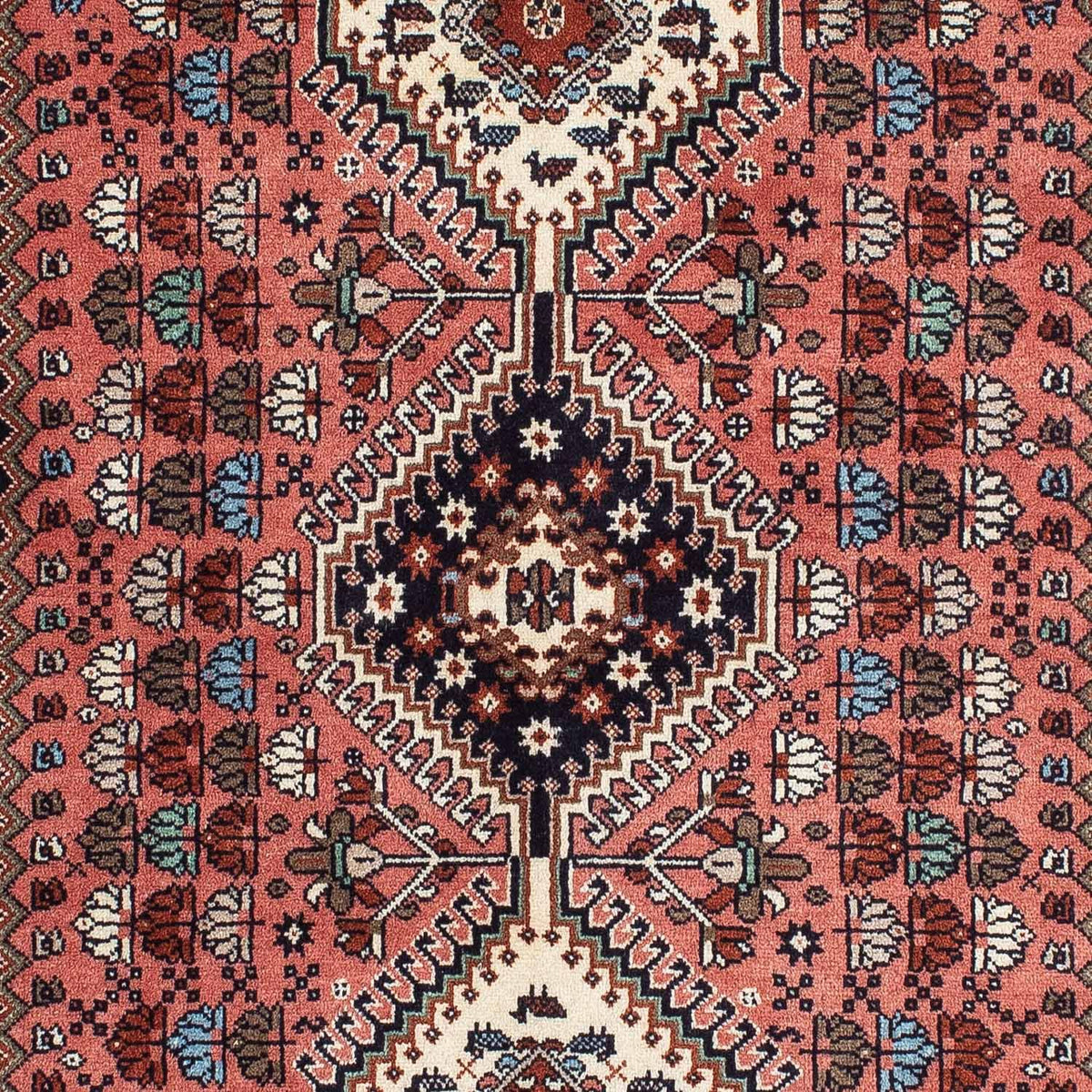 Alfombra persa - Nómada - 148 x 102 cm - rojo claro