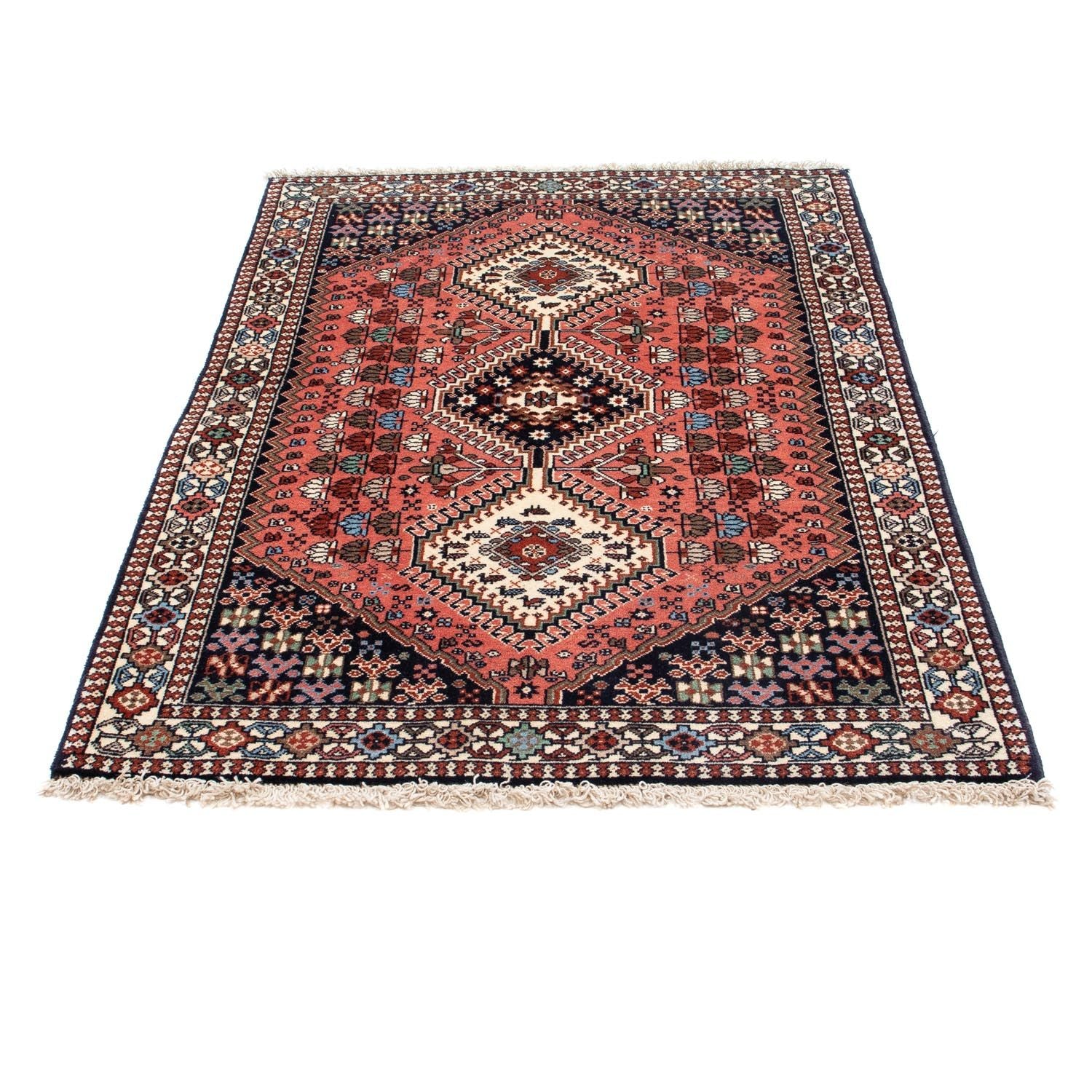 Alfombra persa - Nómada - 148 x 102 cm - rojo claro