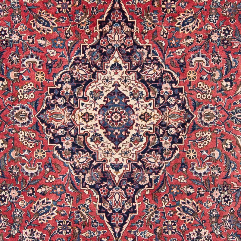 Alfombra persa - Keshan - 338 x 230 cm - rojo claro