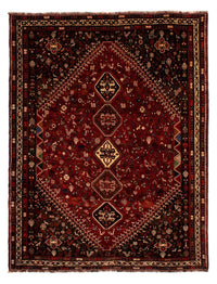 Alfombra persa - Nómada - 310 x 228 cm - rojo oscuro