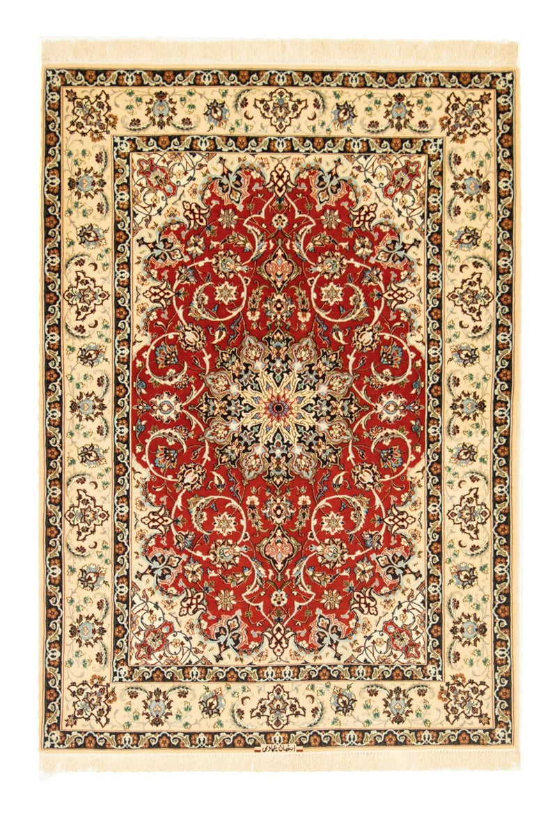 Alfombra Persa - Isfahan - Prima - 164 x 112 cm - rojo
