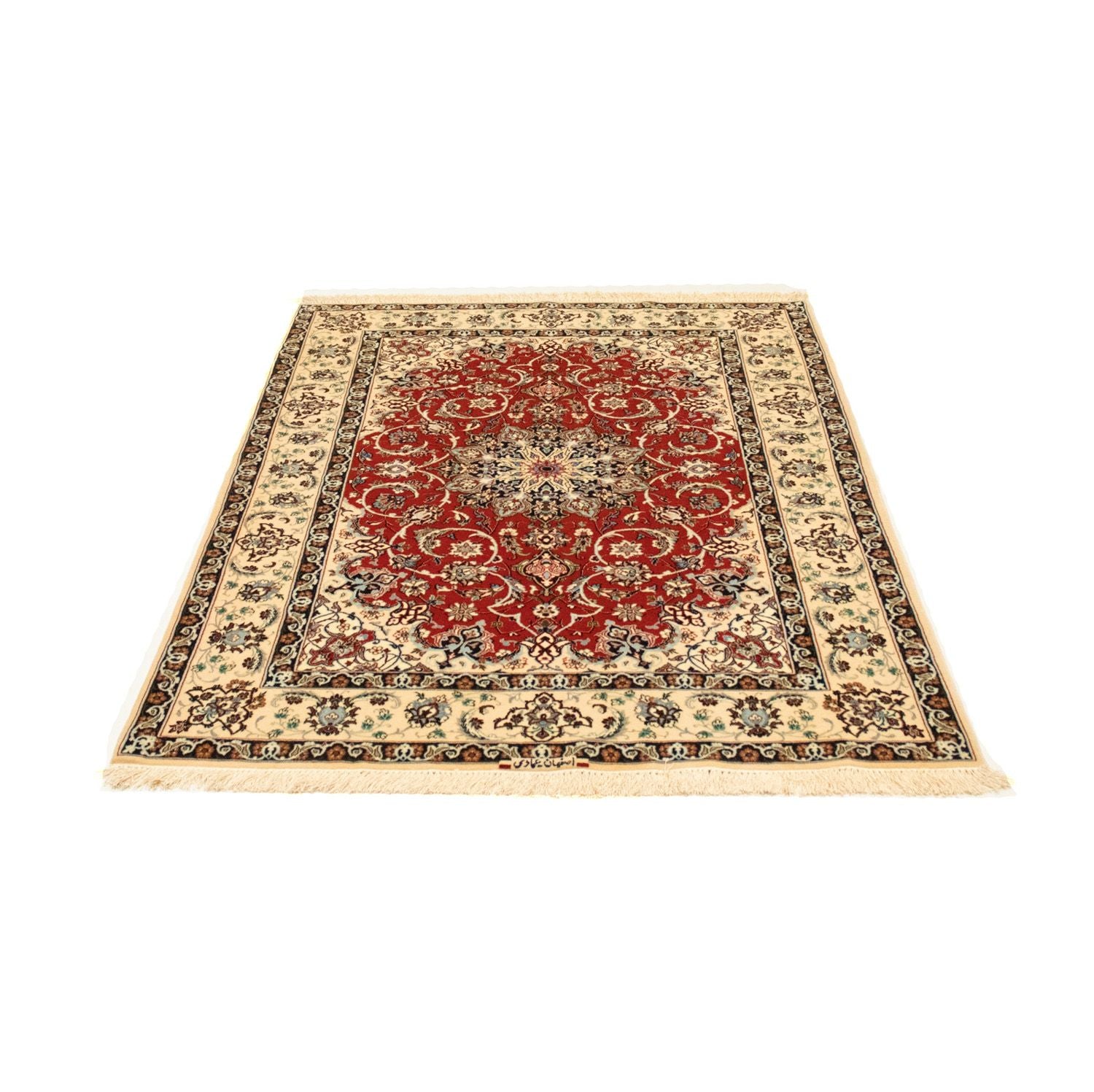 Alfombra Persa - Isfahan - Prima - 164 x 112 cm - rojo