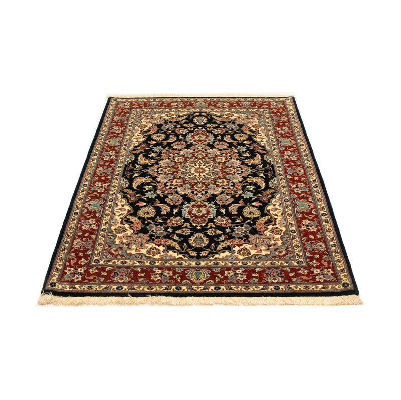 Alfombra persa - Ghom - 151 x 105 cm - negro