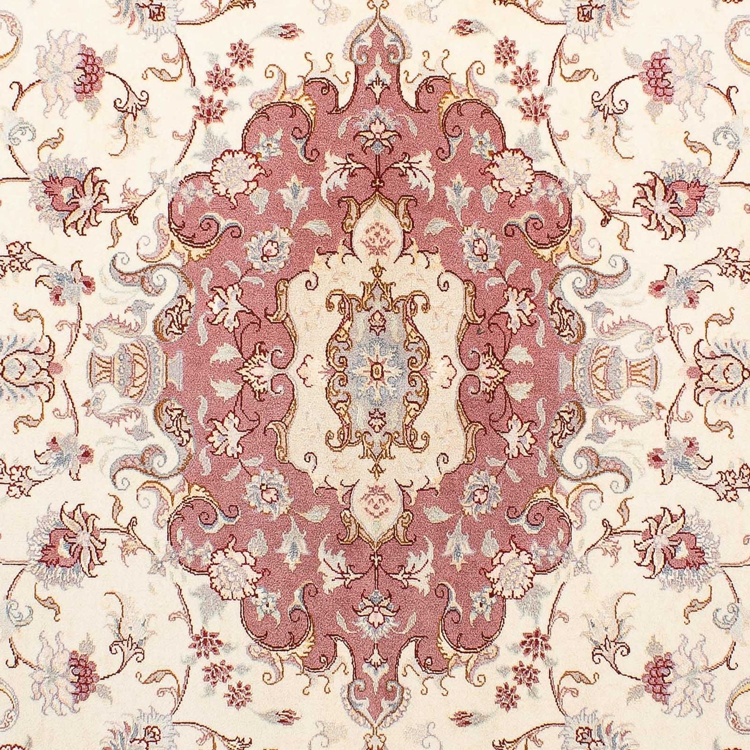 Alfombra Persa - Tabriz - Real - 242 x 167 cm - beige