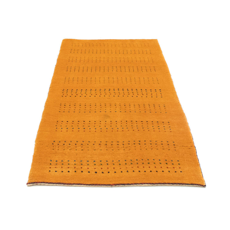 Alfombra de pasillo Alfombra Gabbeh - Loribaft Persa - 197 x 83 cm - oro