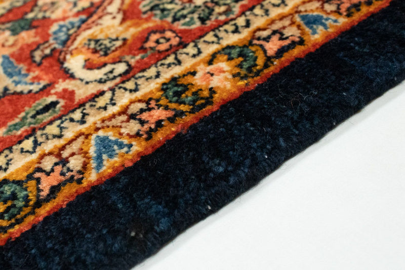 Alfombra Gabbeh - Loribaft Persa - 189 x 147 cm - azul oscuro