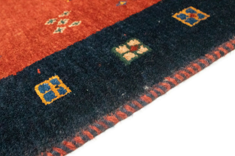 Alfombra de pasillo Alfombra Gabbeh - Loribaft Persa - 190 x 85 cm - rojo