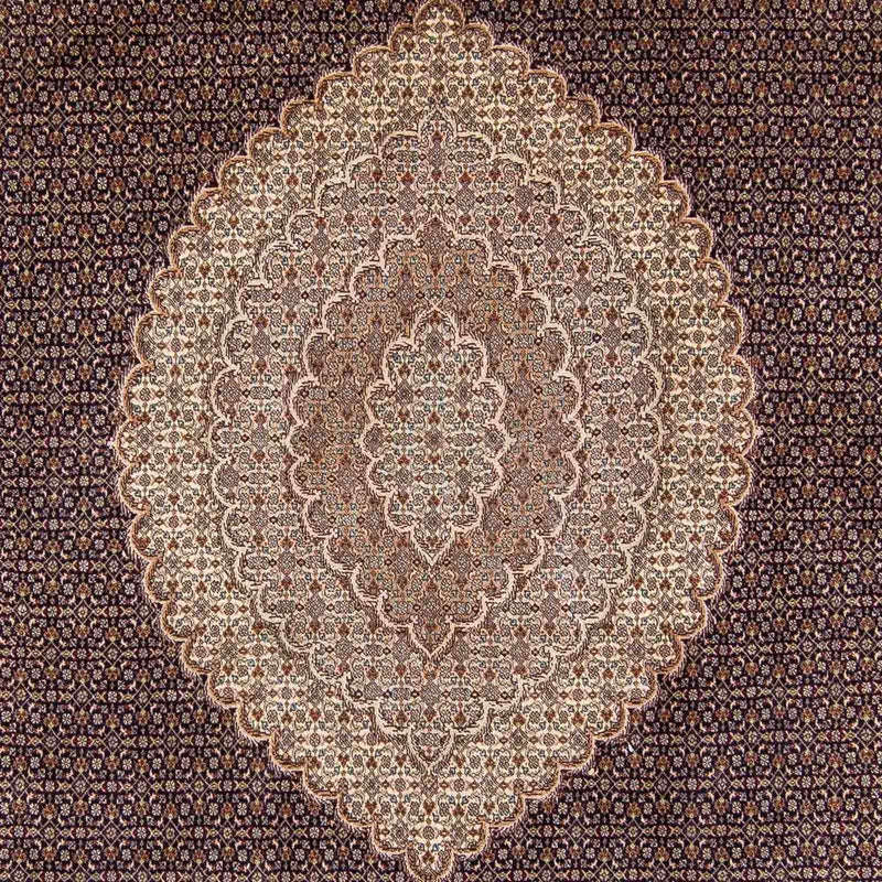 Alfombra persa - Tabriz - 354 x 250 cm - marrón claro