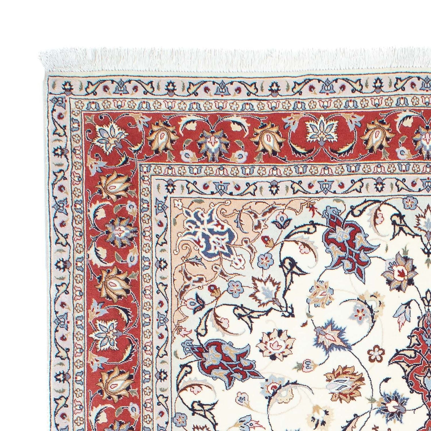 Alfombra Persa - Tabriz - Real - 200 x 156 cm - beige