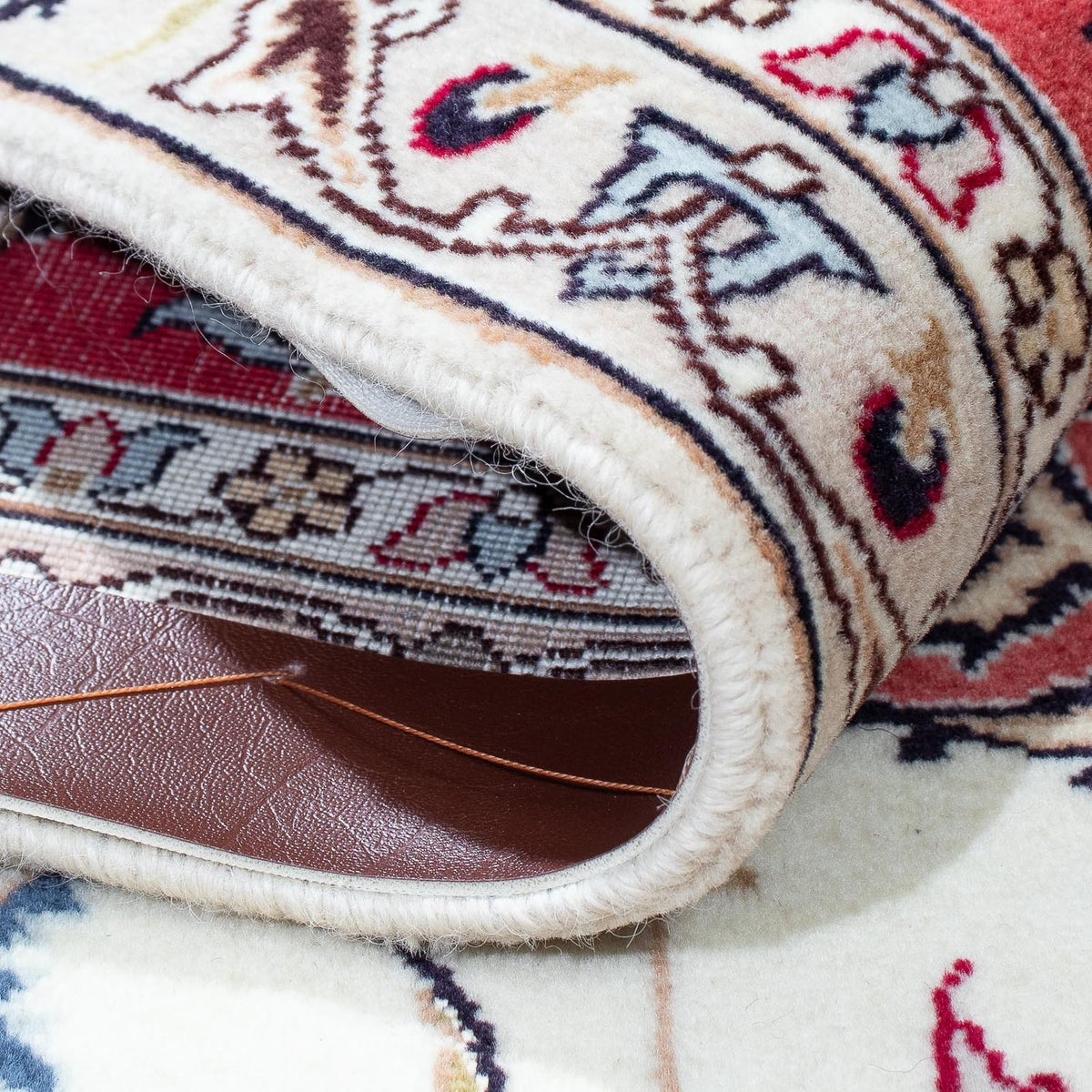 Alfombra Persa - Tabriz - Real - 200 x 156 cm - beige