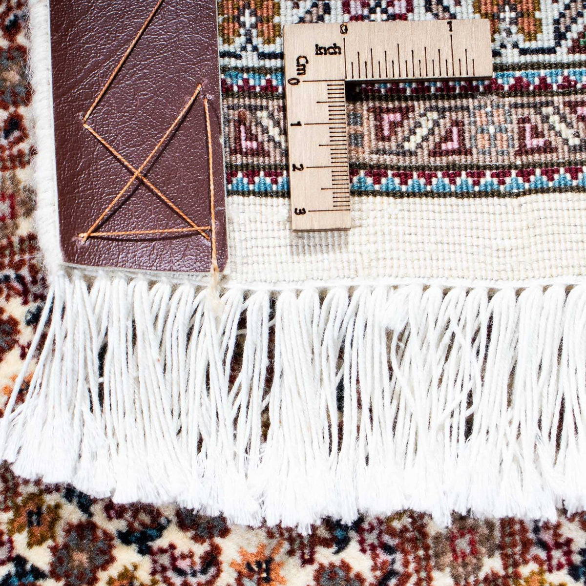 Alfombra persa - Tabriz - 246 x 170 cm - marrón claro