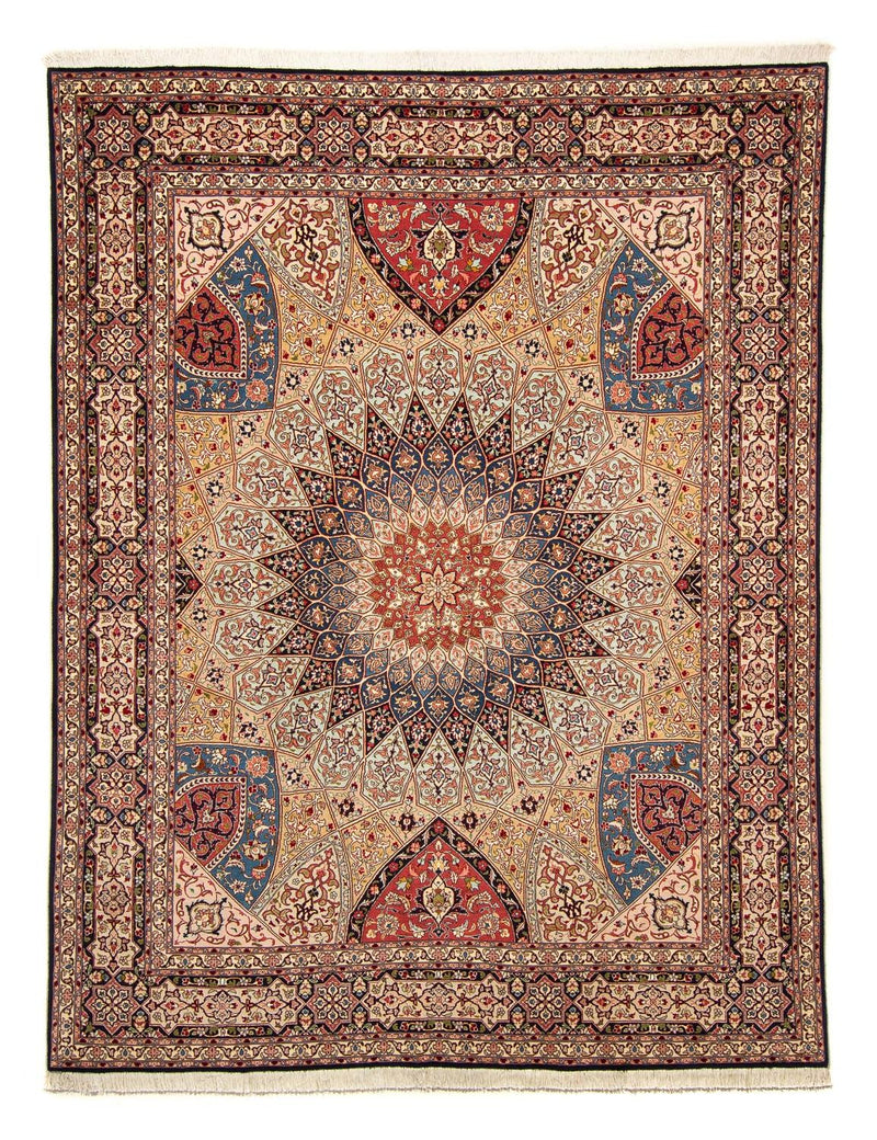 Alfombra Persa - Tabriz - Real - 251 x 203 cm - multicolor
