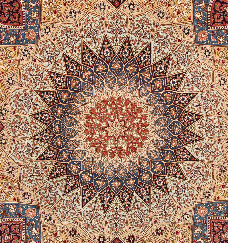 Alfombra Persa - Tabriz - Real - 251 x 203 cm - multicolor