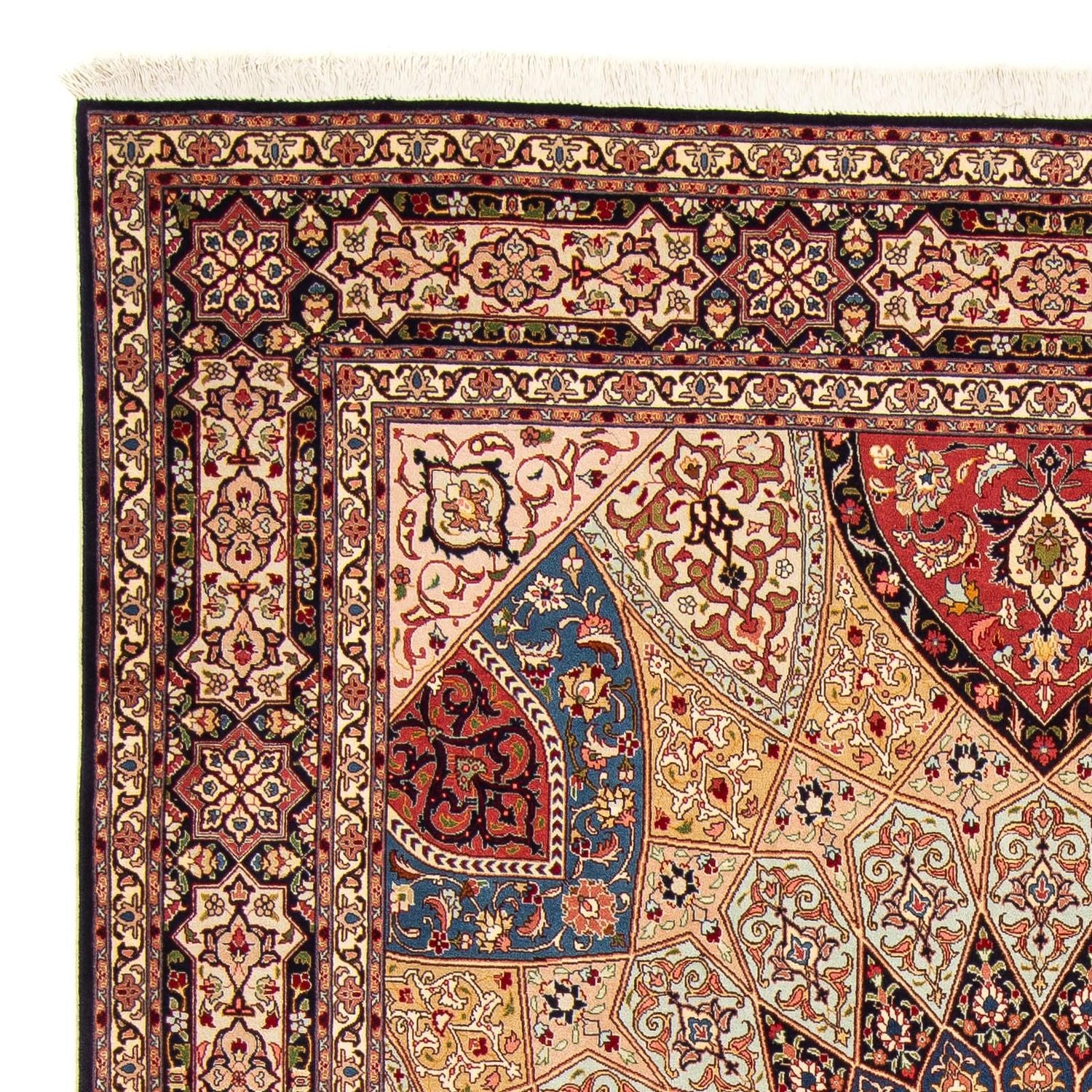 Alfombra Persa - Tabriz - Real - 251 x 203 cm - multicolor