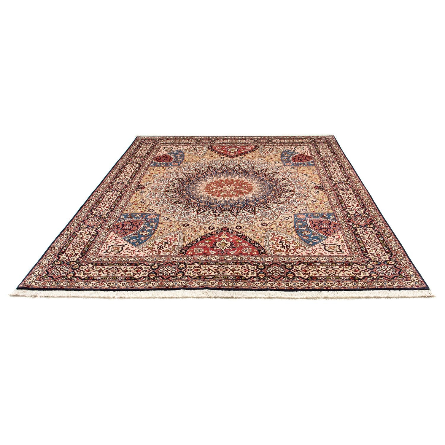 Alfombra Persa - Tabriz - Real - 251 x 203 cm - multicolor