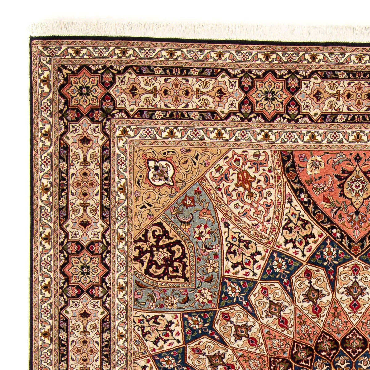 Tabriz - 50 Raj Alfombra 202x242cm - Alfombra persa - multicolor