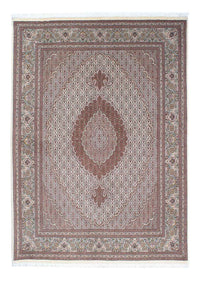 Alfombra Persa - Tabriz - Real - 210 x 150 cm - marrón claro