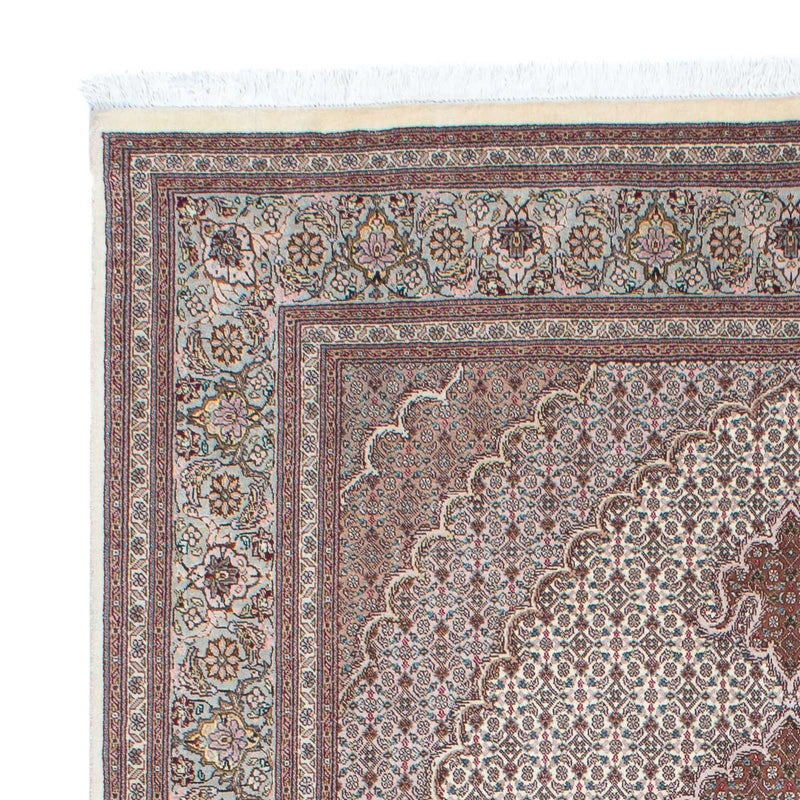 Alfombra Persa - Tabriz - Real - 210 x 150 cm - marrón claro