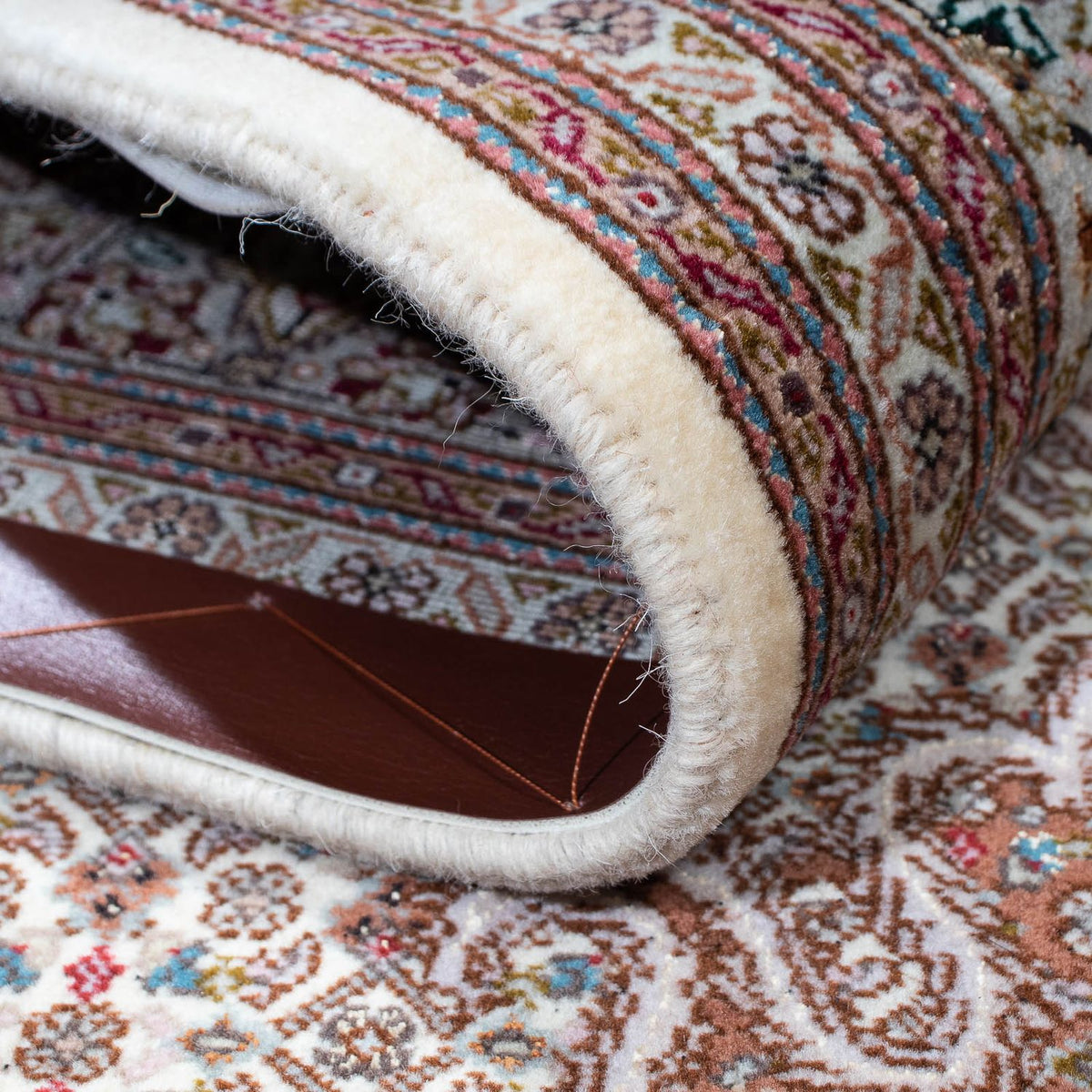 Alfombra Persa - Tabriz - Real - 210 x 150 cm - marrón claro