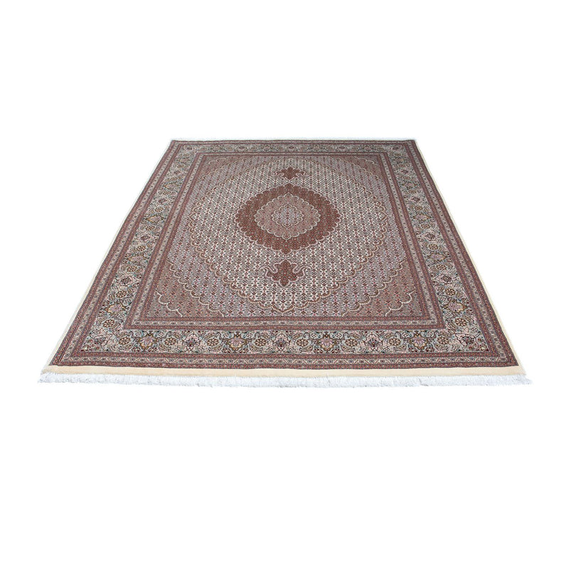 Alfombra Persa - Tabriz - Real - 210 x 150 cm - marrón claro