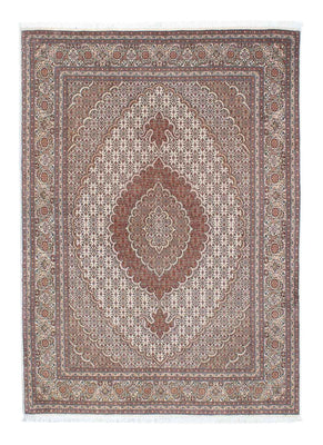 Alfombra Persa - Tabriz - Real - 210 x 150 cm - marrón claro