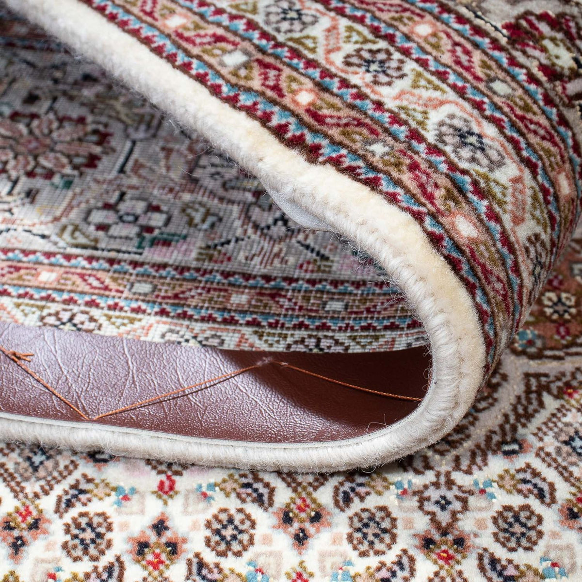 Alfombra Persa - Tabriz - Real - 210 x 150 cm - marrón claro