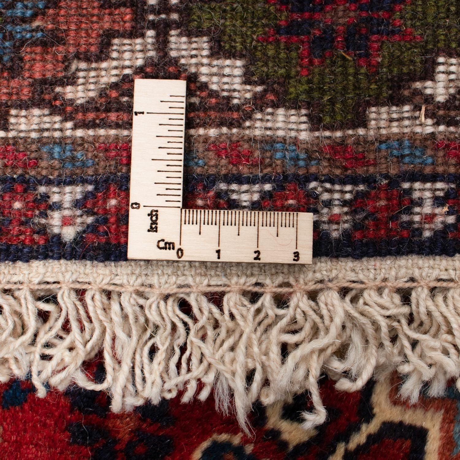 Alfombra persa - Nómada - 151 x 103 cm - rojo oscuro