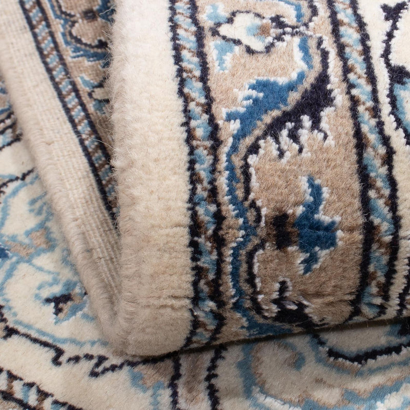 Alfombra persa - Nain cuadrado  - 196 x 194 cm - azul oscuro
