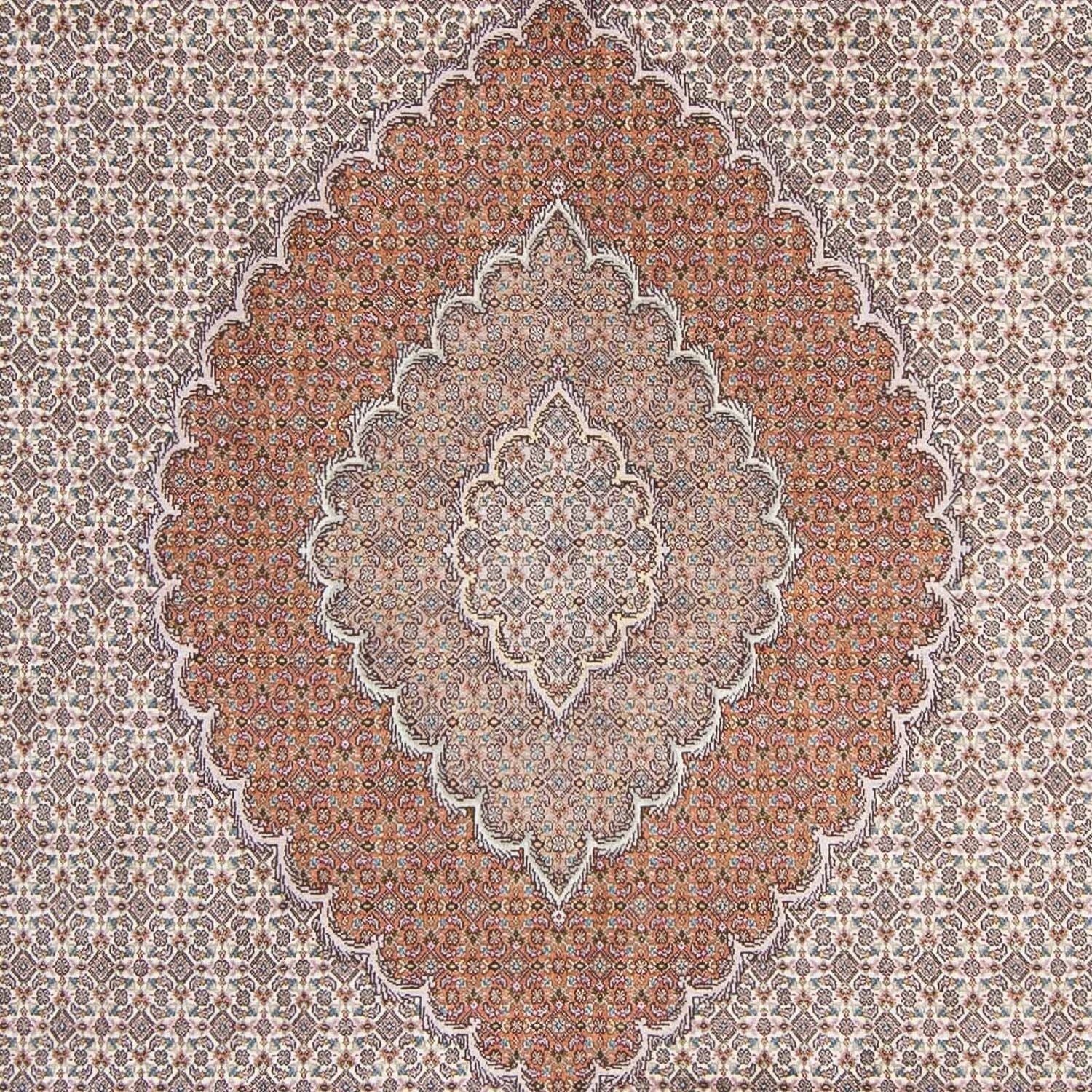 Alfombra Persa - Tabriz - Real - 298 x 203 cm - beige