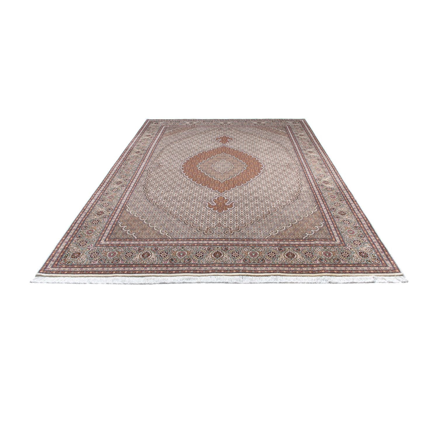 Alfombra Persa - Tabriz - Real - 298 x 203 cm - beige