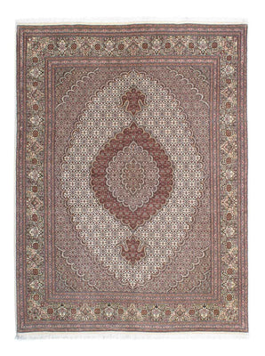 Alfombra Persa - Tabriz - Real - 205 x 153 cm - marrón claro