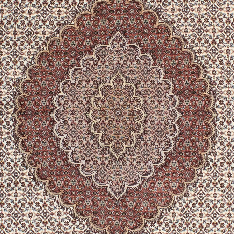 Alfombra Persa - Tabriz - Real - 205 x 153 cm - marrón claro