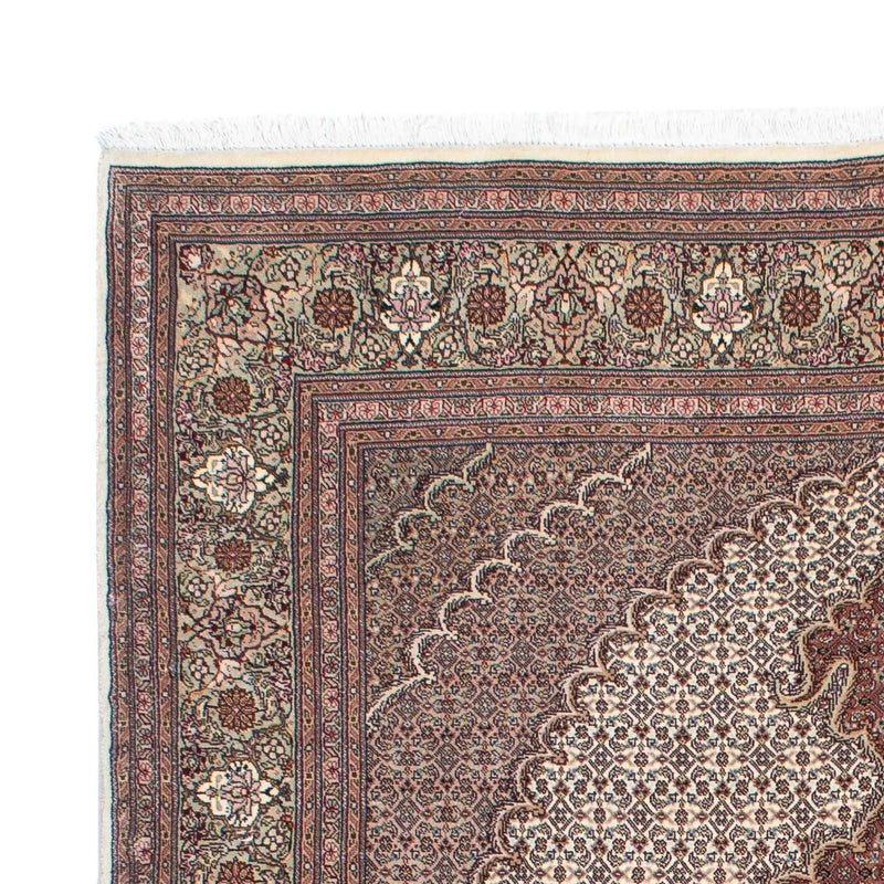 Alfombra Persa - Tabriz - Real - 205 x 153 cm - marrón claro