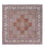 Alfombra persa - Tabriz cuadrado  - 153 x 150 cm - rojo oscuro