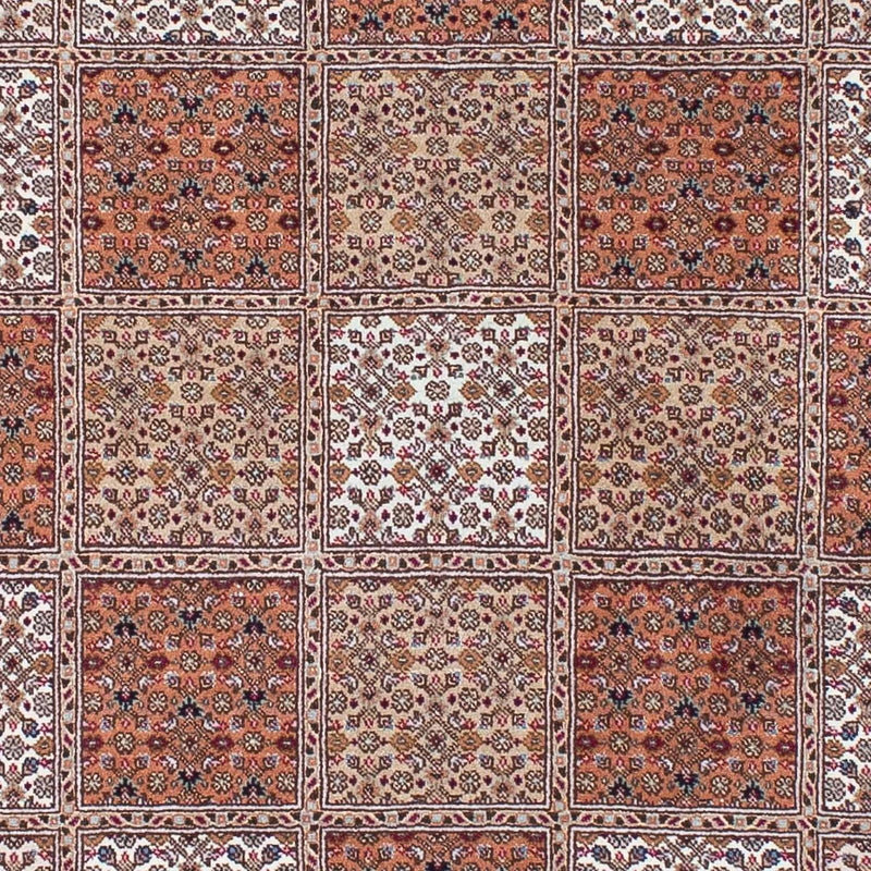 Alfombra persa - Tabriz cuadrado  - 153 x 150 cm - rojo oscuro