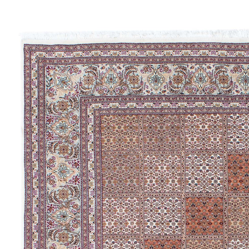 Alfombra persa - Tabriz cuadrado  - 153 x 150 cm - rojo oscuro