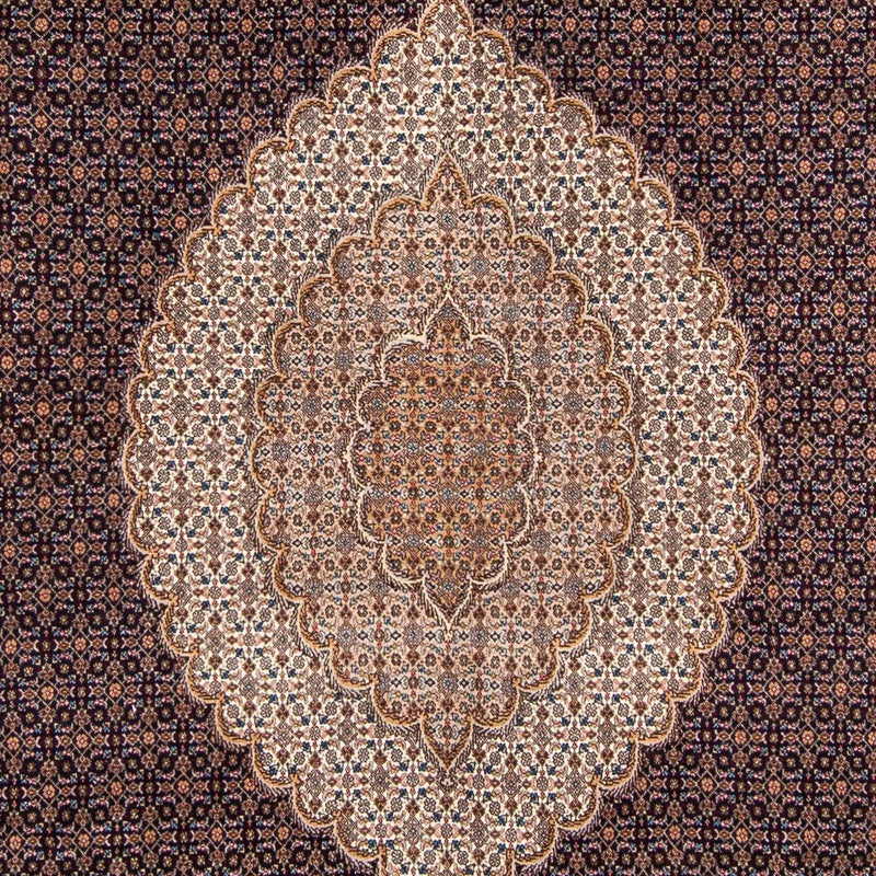 Alfombra persa - Tabriz - 310 x 200 cm - azul oscuro