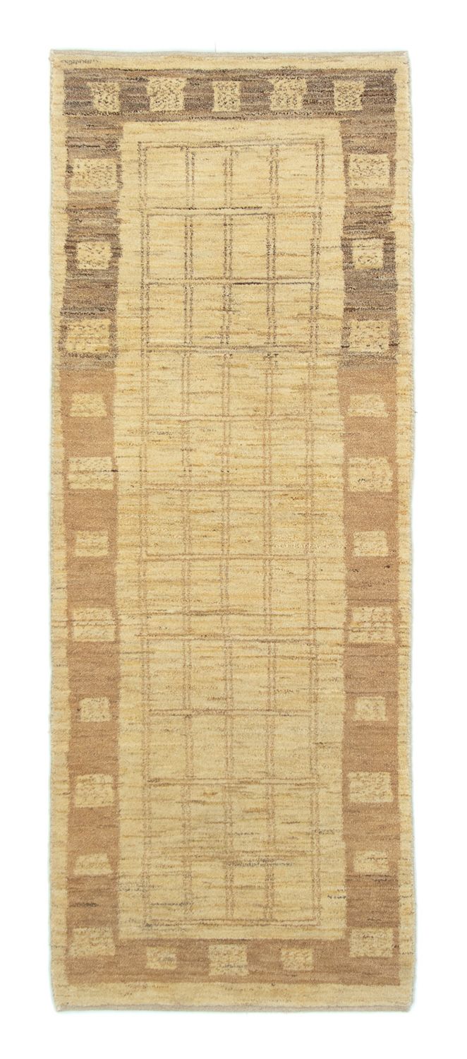 Alfombra de pasillo Alfombra Gabbeh - Persa - 188 x 68 cm - beige