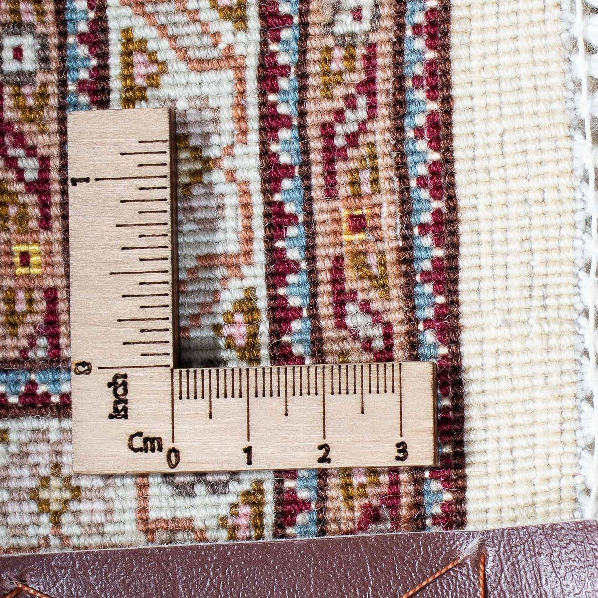 Alfombra persa - Tabriz - 212 x 153 cm - marrón claro