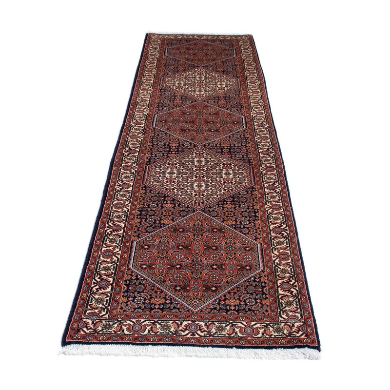 Alfombra de pasillo Alfombra persa - Bidjar - 291 x 70 cm - azul oscuro