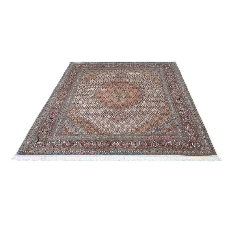 Alfombra persa - Tabriz - 195 x 151 cm - marrón claro