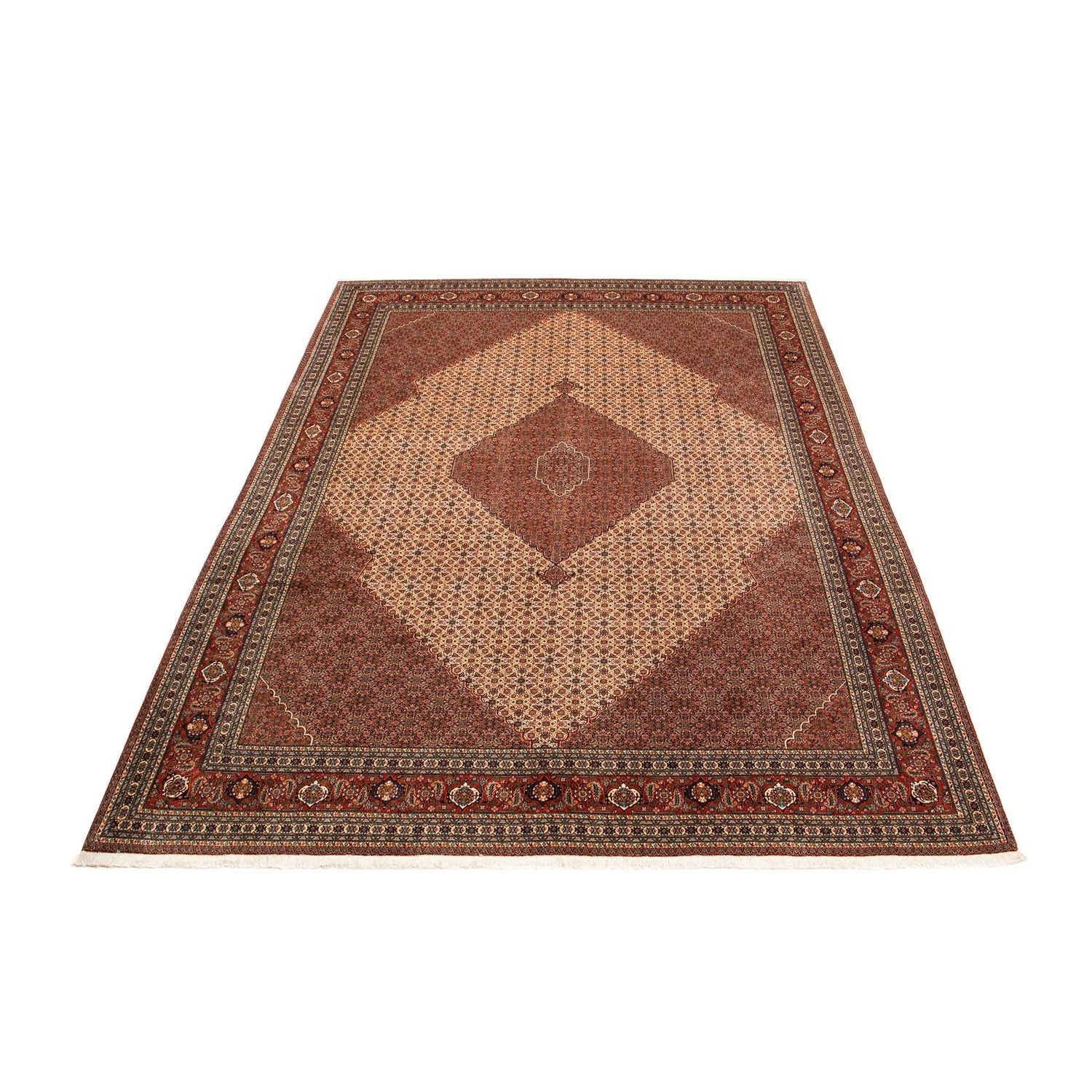 Alfombra persa - Nómada - 395 x 318 cm - marrón