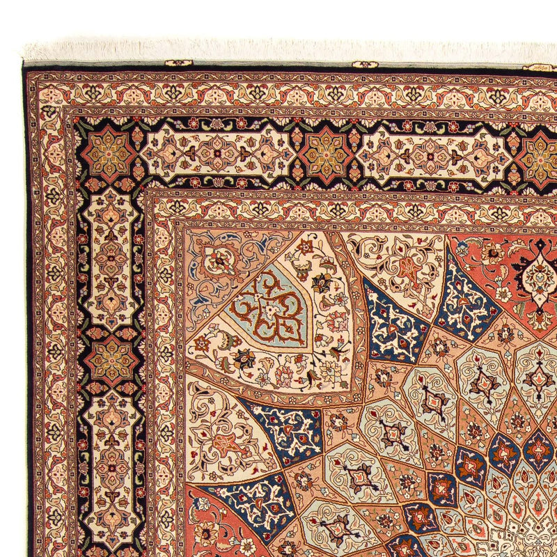 Alfombra Persa - Tabriz - Real cuadrado  - 253 x 250 cm - marrón claro