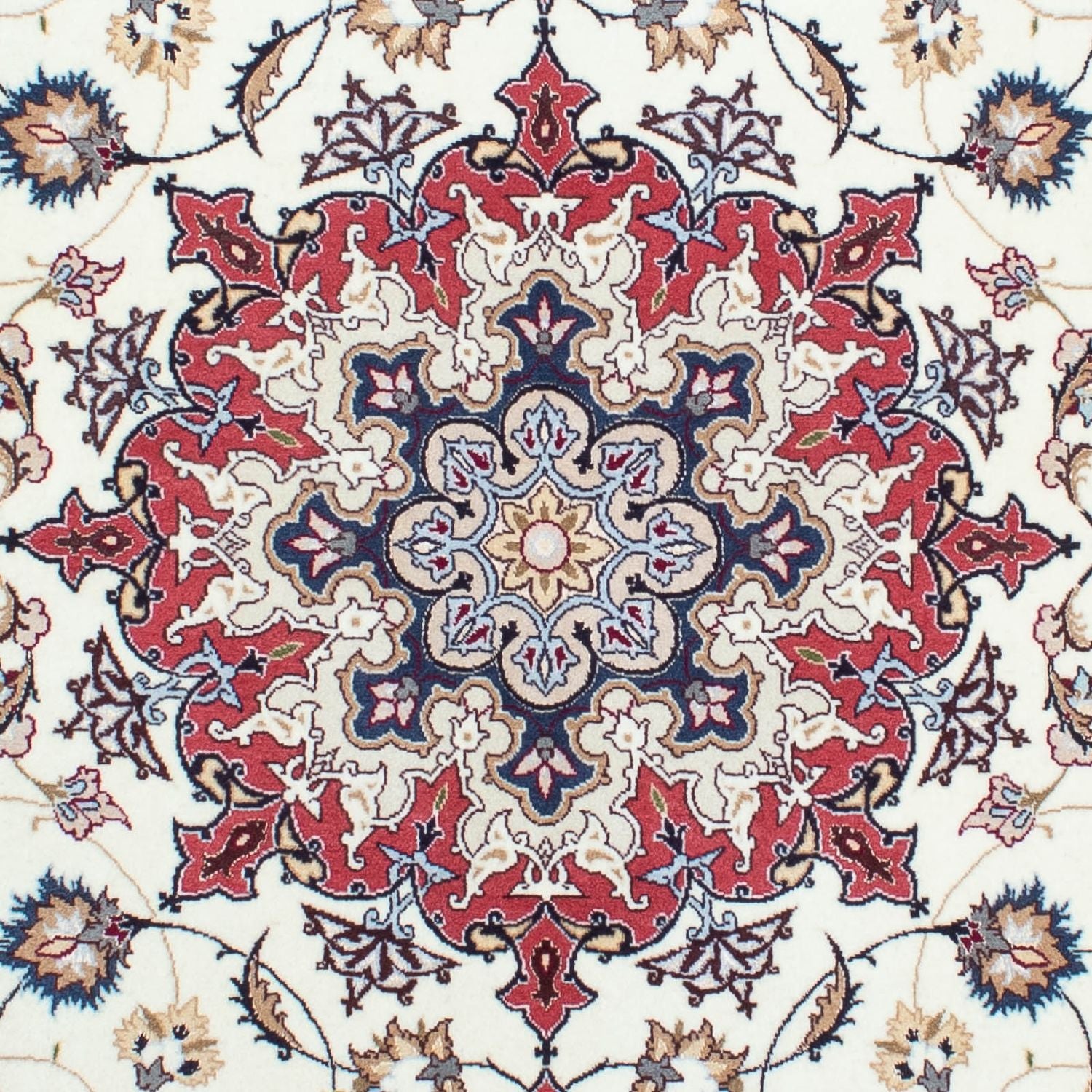 Alfombra Persa - Tabriz - Real - 197 x 152 cm - beige