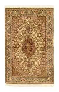Alfombra Persa - Tabriz - Real - 154 x 102 cm - beige