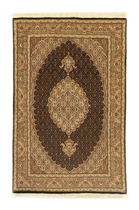 Alfombra Persa - Tabriz - Real - 150 x 98 cm - negro